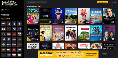 Films à la télévision en streaming avec Molotov.